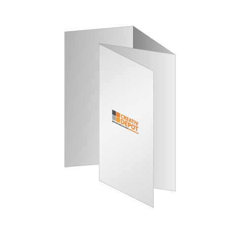 Faltblatt 8-Seiter Doppelparallelfalz