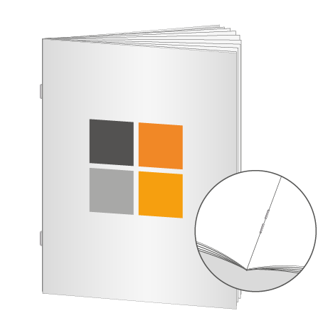 Broschüren Drahtheftung DIN A6