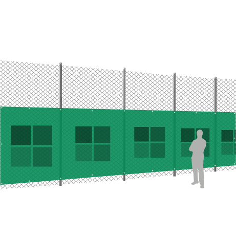 Tennisblende Klassiker | 6 x 2 Meter | bedruckt