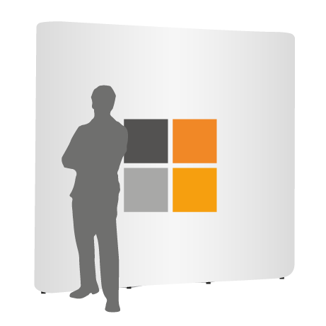 Pop-Up Faltwand | 3 x 3 Felder gerade | einseitig bedruckt