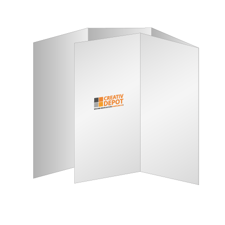 Faltblatt 10-Seiter Sonderwickelfalz