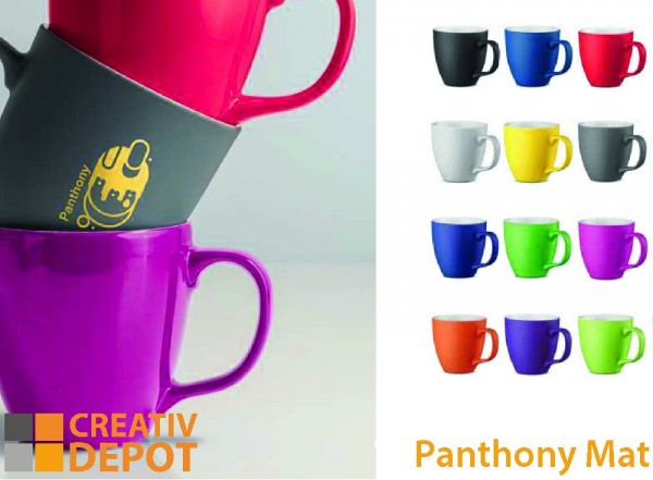Tasse, bedruckbar "Panthony Mat"