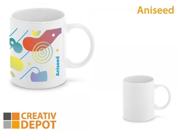Tasse, bedruckt "Aniseed"