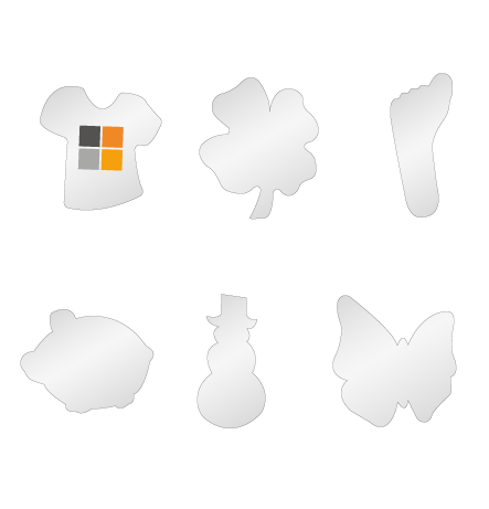 Flyer - figürlich gestanzt