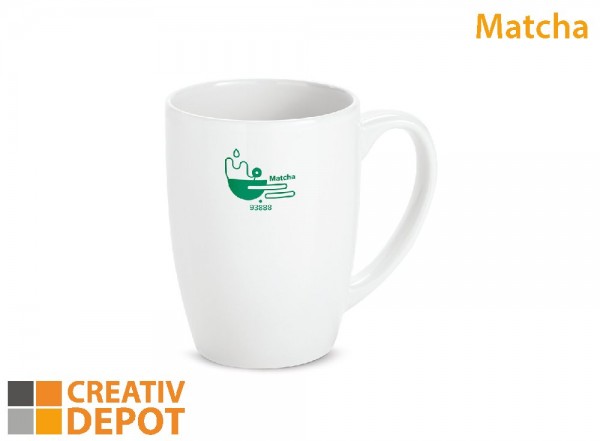 Tasse, bedruckt "Matcha"