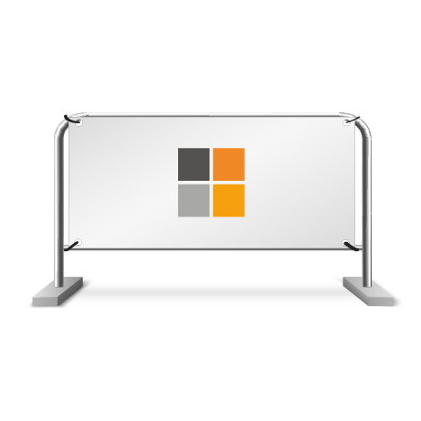 Absperrgitterbanner | B 183 cm x H 75 cm | einseitig bedruckt