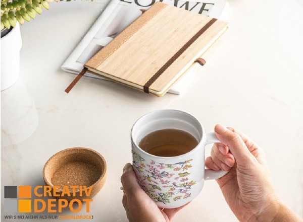 "Rory Sub" - Keramikbecher aus Sublimationsbeschichtung, 390 ml