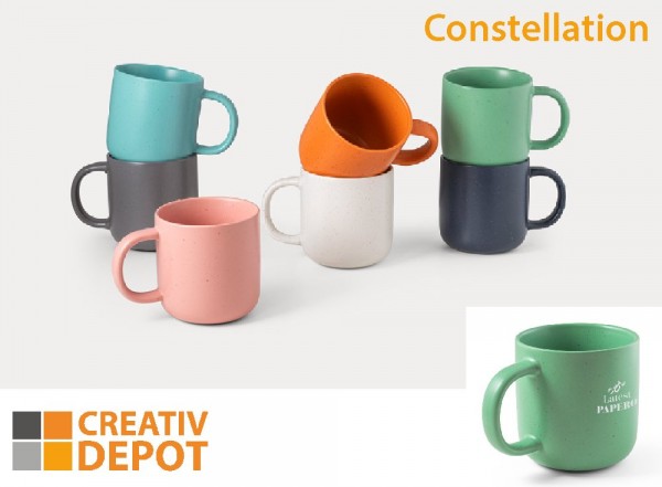 Tasse, bedruckt "Constellation"- groß