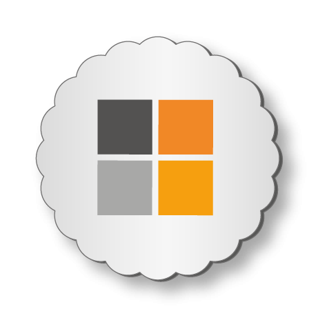 Getränkeuntersetzer aus Airlaid | D 9 cm rund mit Wellenrand | einseitig bedruckt