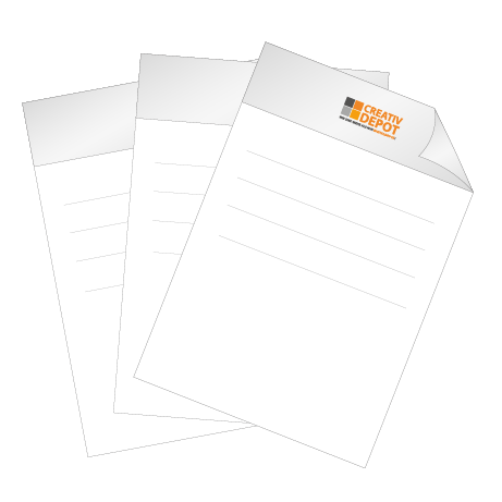 Briefpapier DIN A4 - beidseitig