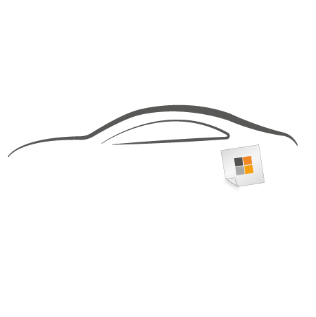 Aufkleber Polymer aus gegossener Folie - weiß